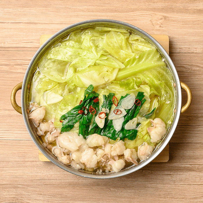 博多ひとくち純情餃子(15個入)+博多もつ鍋セット 2-3人前 - 博多餃子舎603