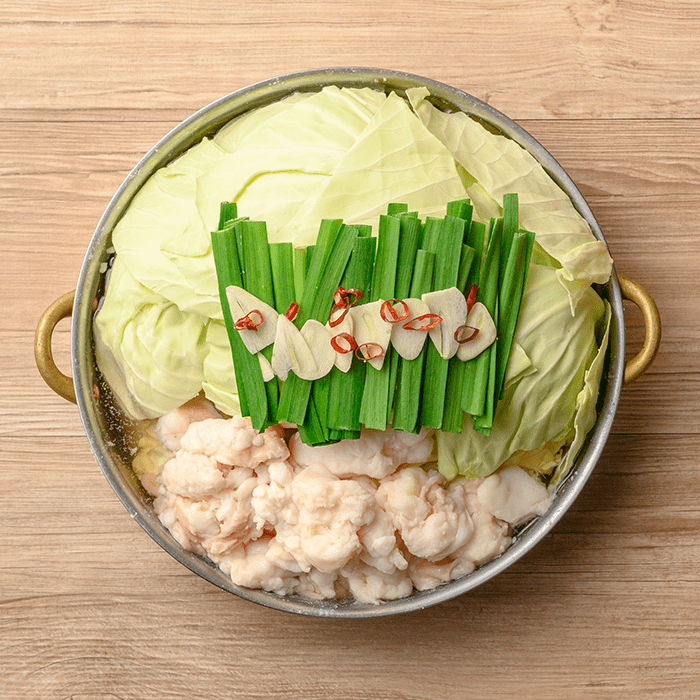 博多ひとくち純情餃子(15個入)+博多もつ鍋セット 2-3人前 - 博多餃子舎603